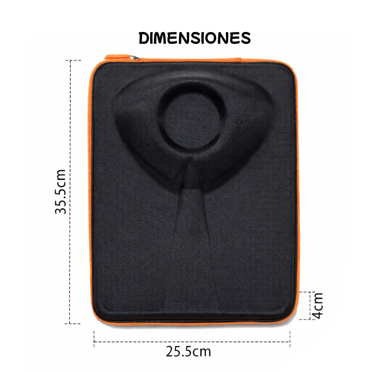 Dimensiones del portacamisas de viaje para guardar camisa
