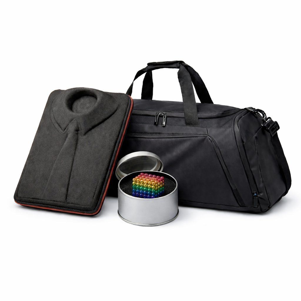  bolsa+ portacamisas + cubo